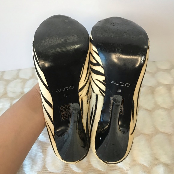 Aldo 🦓 zebra print peep toe heel - Picture 6 of 6
